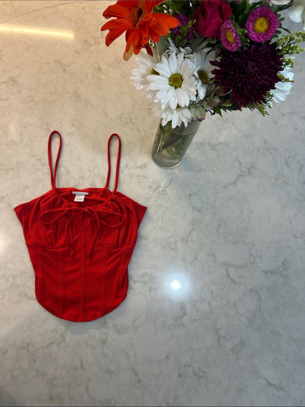 Rue 21 bustier-style corset tank top